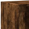 vidaXL Bookshelf Smoked Oak 60x24x76 cm Engineered Wood