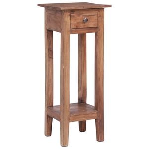 vidaXL Plant Stand | Warm brown | Solid mahogany wood | 30x30x75 cm