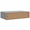 vidaXL Wall-mounted Drawer Shelves 2 pcs Grey 40x23.5x10cm MDF