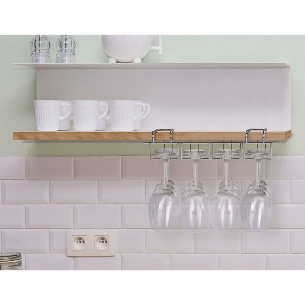 Excellent Houseware Wine Glass Holder for 12 Glasses Metal