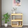 vidaXL Book Cabinet 60x35x71 cm Solid Pinewood