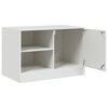 vidaXL TV Cabinets 2 pcs White 67x39x44 cm Steel