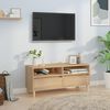 vidaXL TV Cabinet Sonoma Oak 100x34.5x44.5 cm Engineered Wood