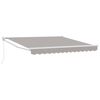vidaXL Retractable Awning Light Grey 300 x 250 x 165 cm