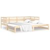 vidaXL Pull-out Day Bed without Mattress Solid Wood Pine 2x(90x200) cm