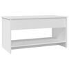 vidaXL Coffee Table White 102x50x52,5 cm Engineered Wood