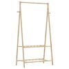 vidaXL Clothes Rack with Shelves 96x45.5x150.5 cm Bamboo