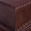 vidaXL Bedside Table Classical Brown 35x30x60 cm Solid Mahogany Wood