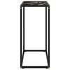 vidaXL Console Table Black 60x35x75 cm Tempered Glass