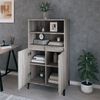 vidaXL Highboard Grey Sonoma 60x36x110 cm Engineered Wood