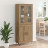 vidaXL Highboard Artisan Oak 69.5 x 34 x 90 cm Engineered Wood