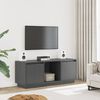 vidaXL TV Cabinet Grey 110.5x35x44 cm Solid Wood Pine