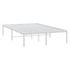 vidaXL Metal Bed Frame without Mattress White 120x190cm