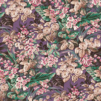 DUTCH WALLCOVERINGS Wallpaper Floral Purple