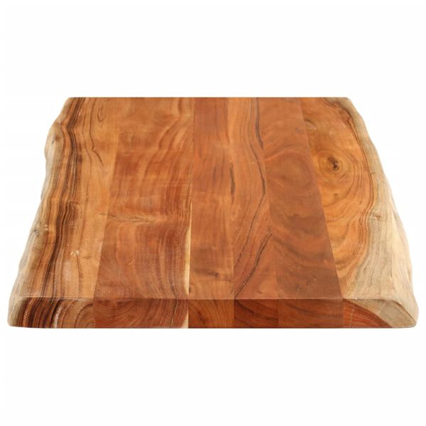 vidaXL Table Top 110x60x2.5 cm Rectangular&nbsp;Solid Wood Acacia Live Edge