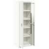 vidaXL Storage Cabinet 2 pcs White 60 x 40 x180 cm Cold-Rolled Steel
