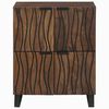 vidaXL Media Storage Cabinets & Racks Brown 60 x 33.5 x 75 cm