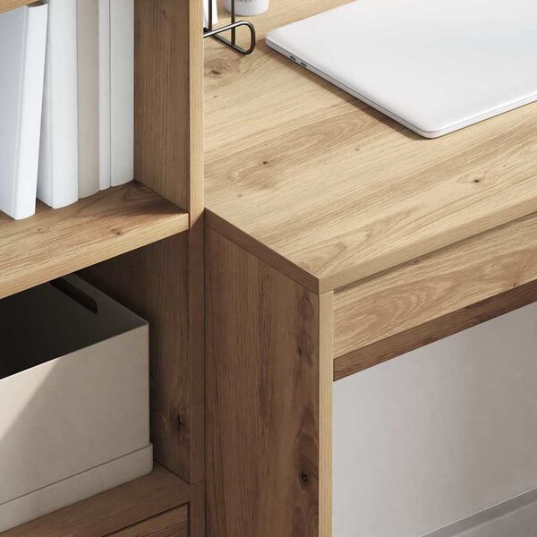 vidaXL Desk Artisan Oak 80 x 50 x 76 cm