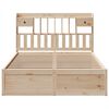 vidaXL Bed Frame without Mattress 140x200 cm Solid Wood Pine
