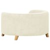 vidaXL Dog Sofa Cream 69x69x36 cm Plush