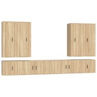 VidaXL Dishwasher Front Panel - Sonoma Oak Engineered Wood, 23.6" X 26.4", Moisture Resistant Kitchen Cabinet Panel