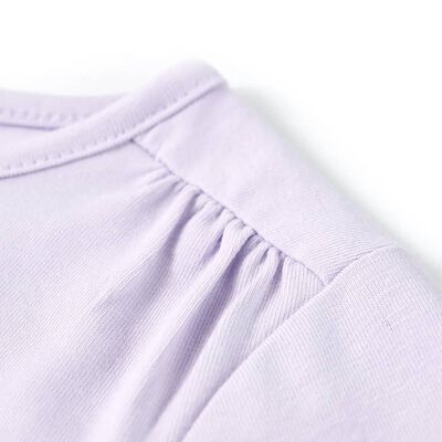 Kids' T-shirt with Long Sleeves Light Lilac 92
