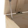 vidaXL Storage Box with Lid RANA 100x49x54 cm Solid Wood Pine