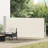 vidaXL Retractable Side Awning 140 x 300 cm Cream