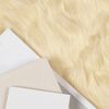 vidaXL Faux Sheepskin Rug Tafalla Cream &Oslash; 200 cm Polyester