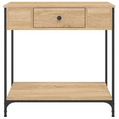 vidaXL Console Table Sonoma Oak 75x34.5x75 cm Engineered Wood