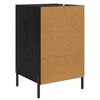 vidaXL Bedside Cabinet Black Oak 40 x 40 x 66 cm Engineered Wood
