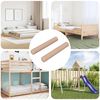 vidaXL Wooden Dowels 2 pcs Natural &Oslash; 6 x 40 mm Solid Wood