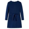 Kids' Dress with Long Sleeves Navy 128