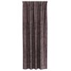 vidaXL Velvet Curtains with Curtains 2 pcs Brown 260 x 140 cm Velvet