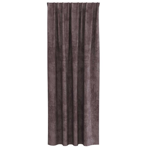 vidaXL Velvet Curtains with Curtains 2 pcs Brown 260 x 140 cm Velvet