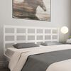 vidaXL Bed Headboard White 185.5x4x100 cm Solid Wood Pine
