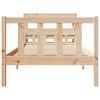 vidaXL Bed Frame without Mattress 100x200 cm Solid Wood Pine