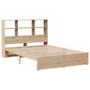 vidaXL Bookcase Bed without Mattress 120x200cm Solid Wood Pine