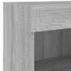 vidaXL 5 Piece TV Wall Units with LED Grey Sonoma Engineered Wood
