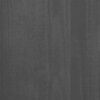 vidaXL Shoe Cabinet HAMAR Dark Grey 59.5x35x117 cm Solid Wood Pine