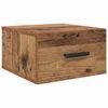 vidaXL Bedside Cabinet 2 pcs Old Wood 35 x 35 x 20 cm Engineered Wood
