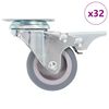 vidaXL 32 pcs Swivel Casters 50 mm