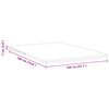 vidaXL Mattress Topper White 140 x 190 x 7 cm Jaquard Fabric