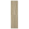 vidaXL Highboard with Glass Door Sonoma Oak 35x37x142 cm