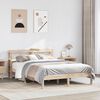 vidaXL Bed Frame without Mattress 150x200 cm King Size Solid Wood Pine
