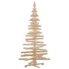vidaXL Wooden Christmas Tree KOTKA 180 cm Solid Pine Wood Natural
