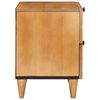 vidaXL Bedside Cabinet Light Brown 40 x 33 x 46 cm Solid Acacia wood