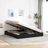 vidaXL Storage Bed with Mattress Black 160 x 200 cm Velvet
