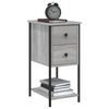 vidaXL Bedside Cabinets 2 pcs Grey Sonoma 32x42x70 cm Engineered Wood