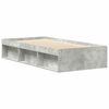 vidaXL Bed Frame without Mattress Concrete Grey 75x190 cm Small Single Small Single